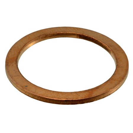 MIDWEST FASTENER Sealing Washer, Fits Bolt Size M20 Copper, Copper Finish, 2 PK 34674